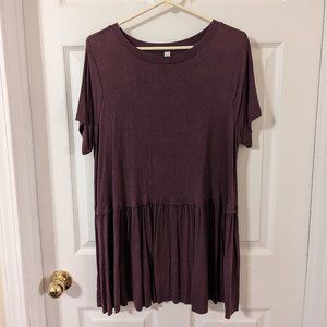 Women's top, purple, size Lg
